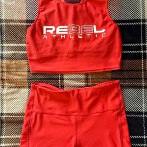 Rebel Athletic Red Sports Set